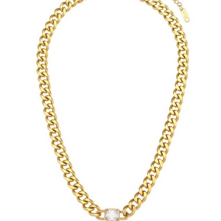 Campbell necklace with accent