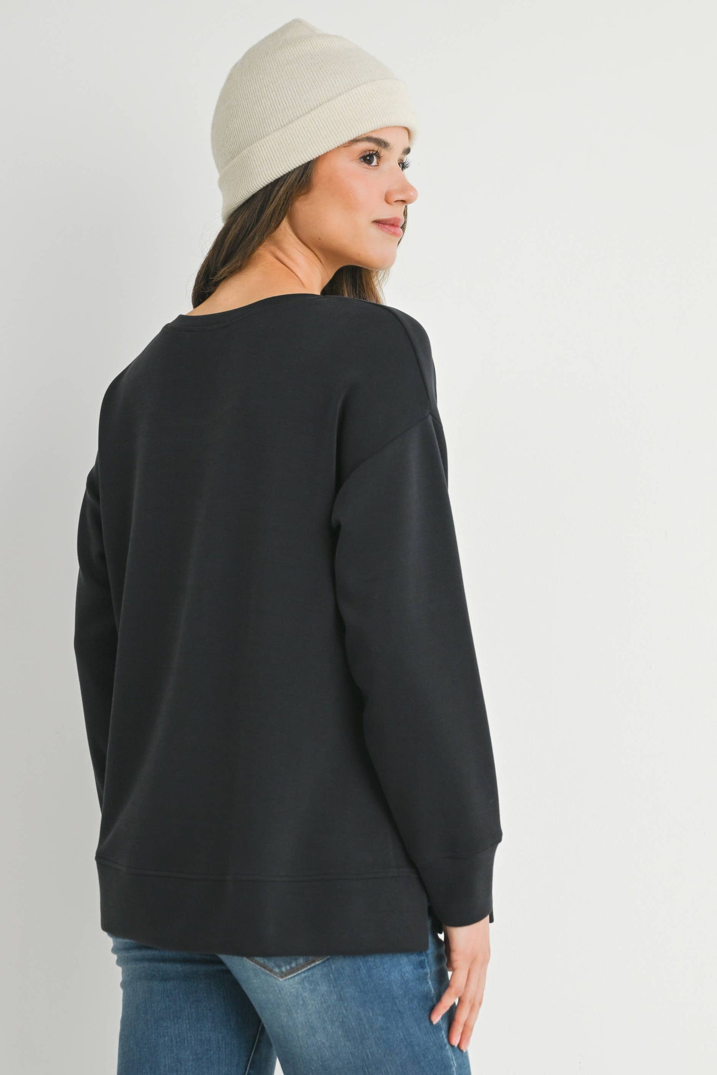 Carly maternity Crew Neck