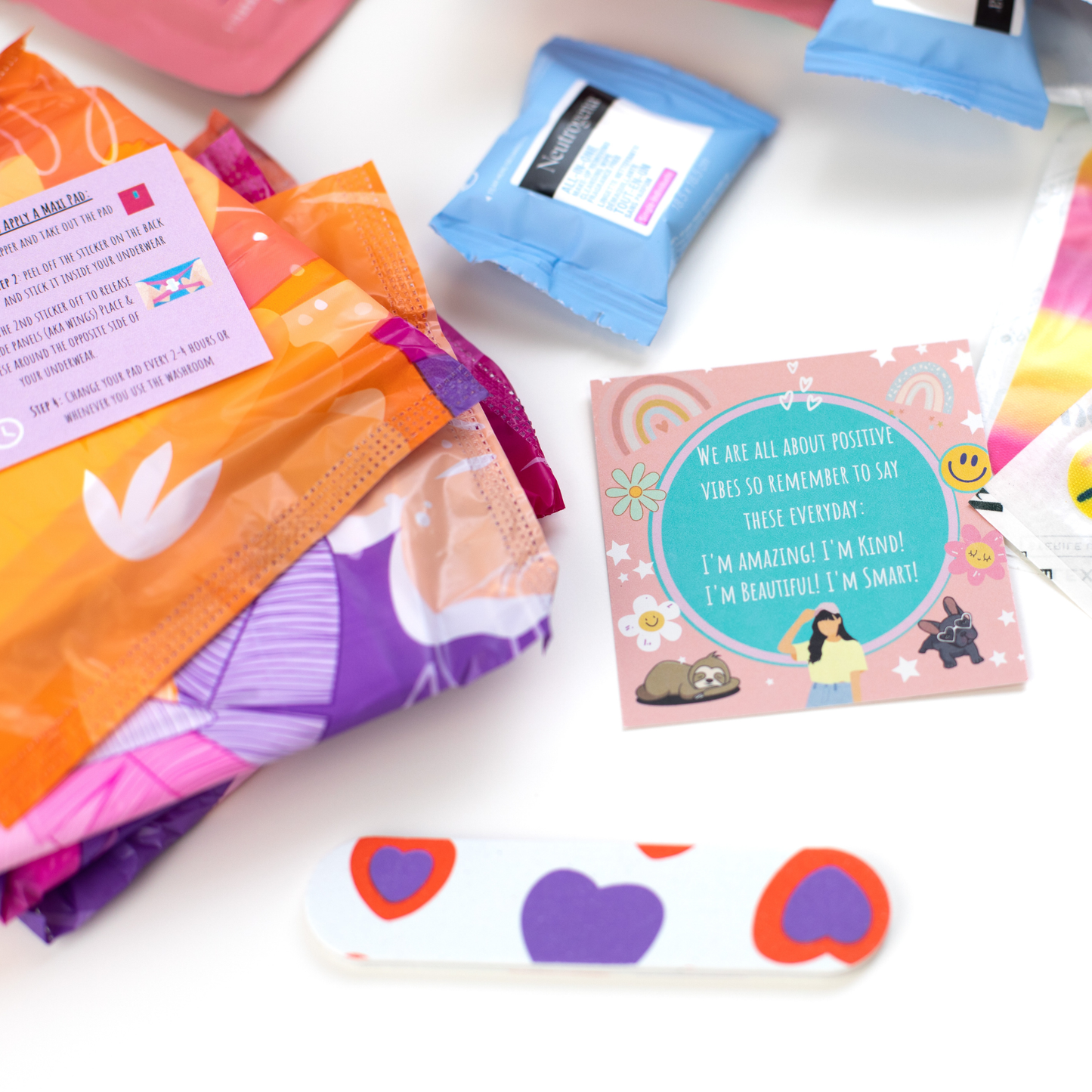 First Period Kit - I Love Cats