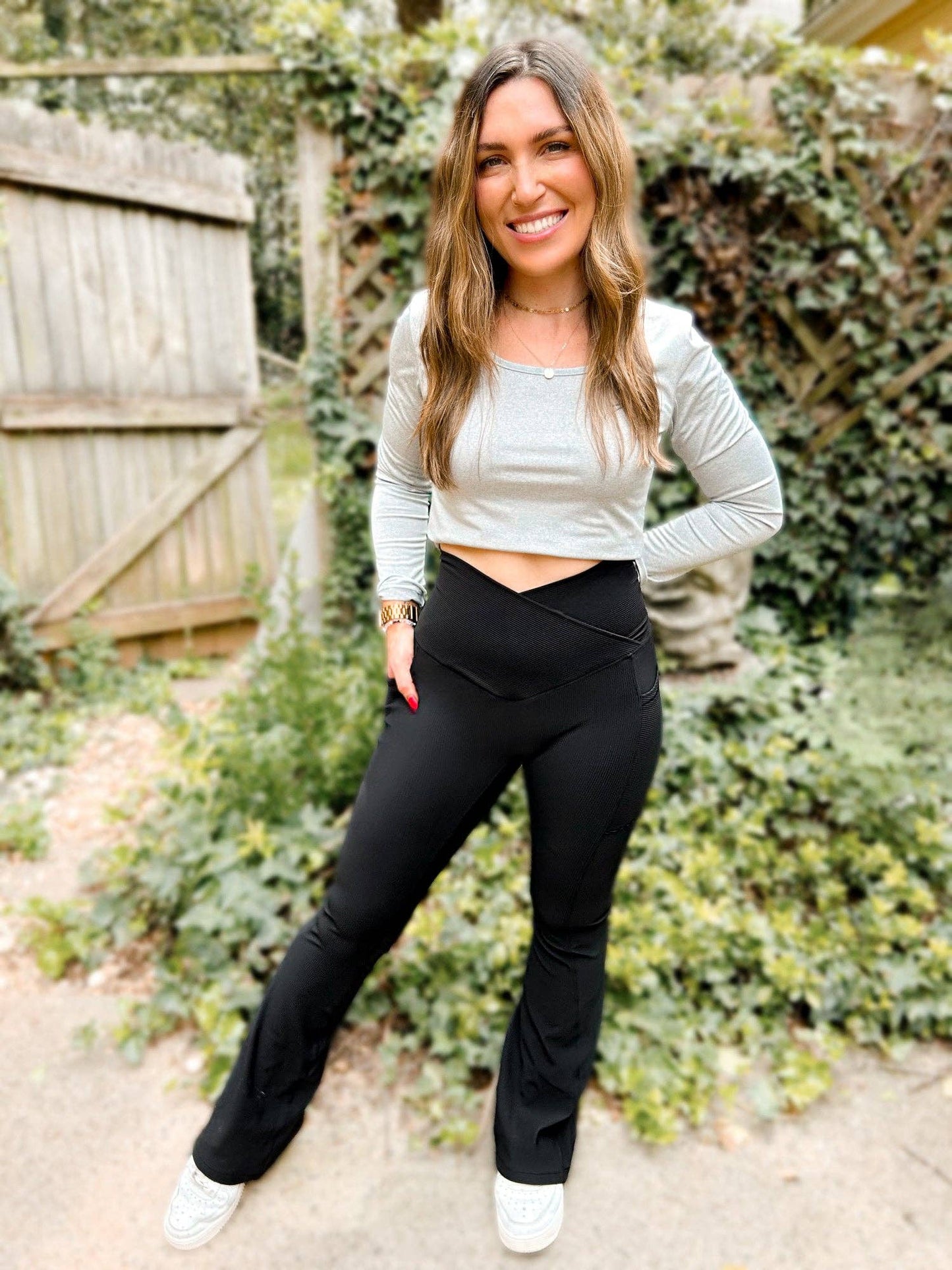 Max Sculpt Ribbed Leggings | Flare| Curvy| Regular Fit