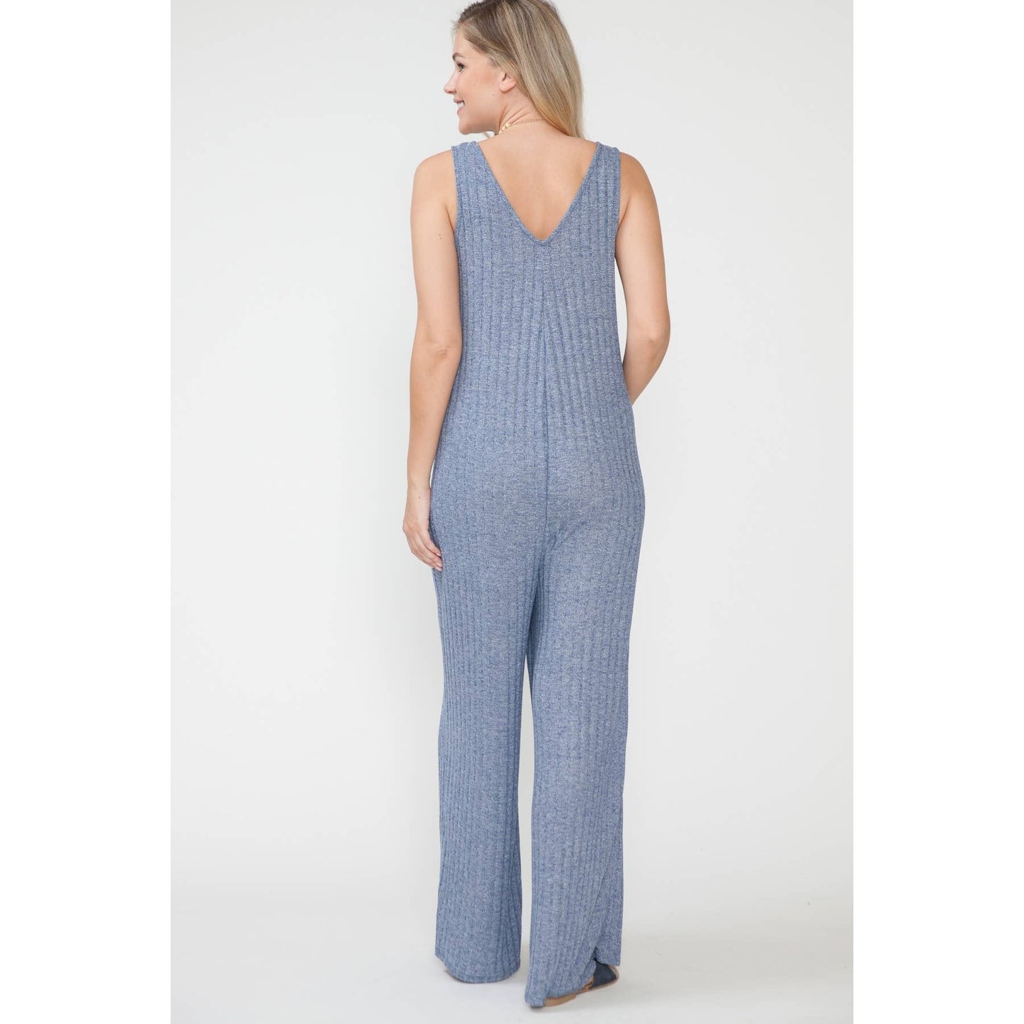 Maternity Jumpsuit & long Cardigan | 2 of set| Blue
