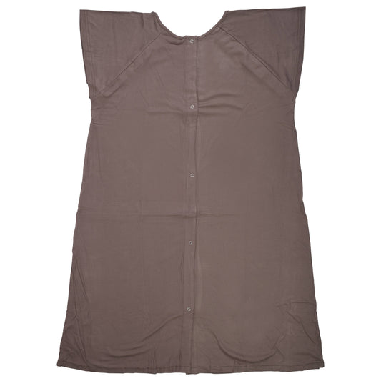 Cocoa Brown Maternity Mommy Labor & Delivery/ Nursing Gown