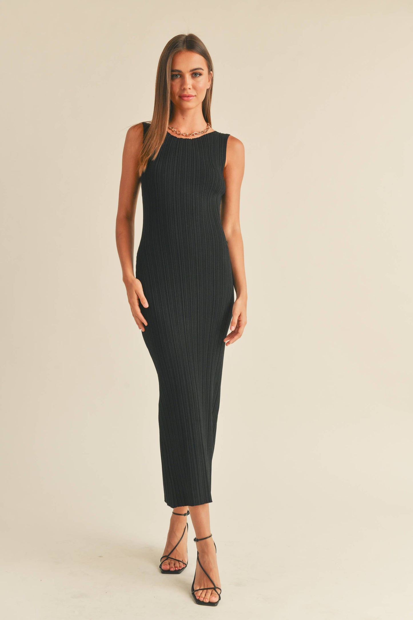 Daphne Ribbed Midi Dress | Transitional |