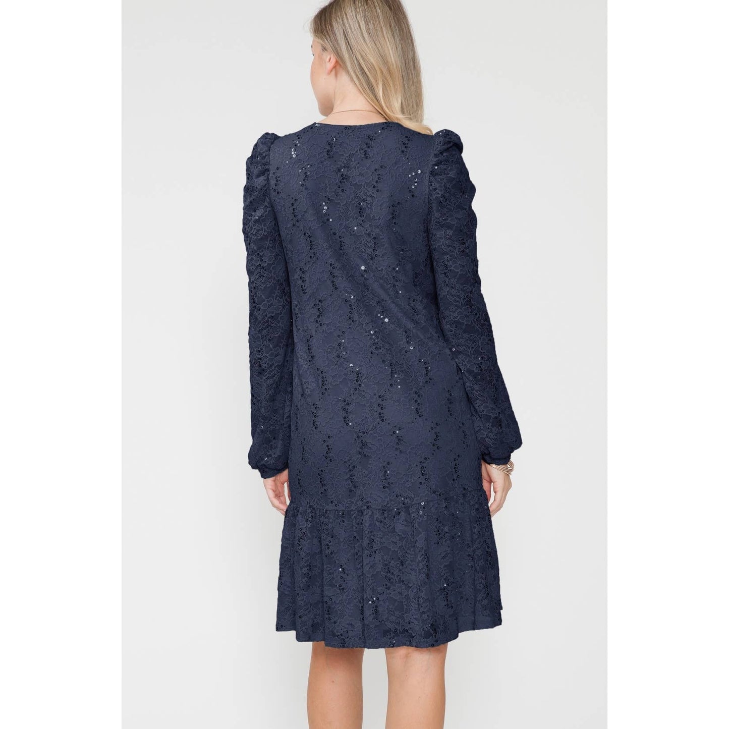 Maternity Vintage Laced Midi Dress