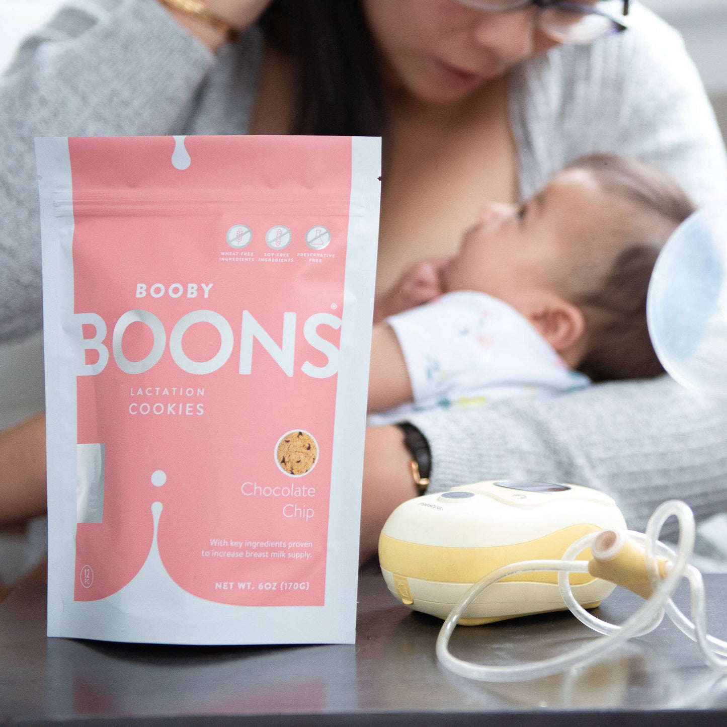 Booby Boons Lactation Cookies; Chocolate Chip
