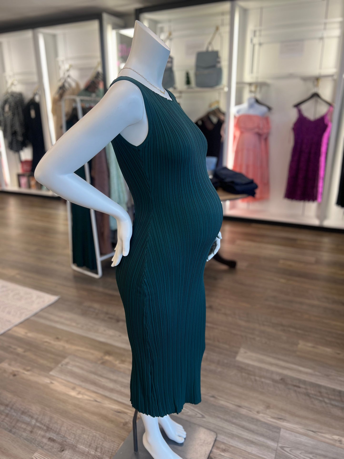 Daphne Ribbed Midi Dress | Transitional |