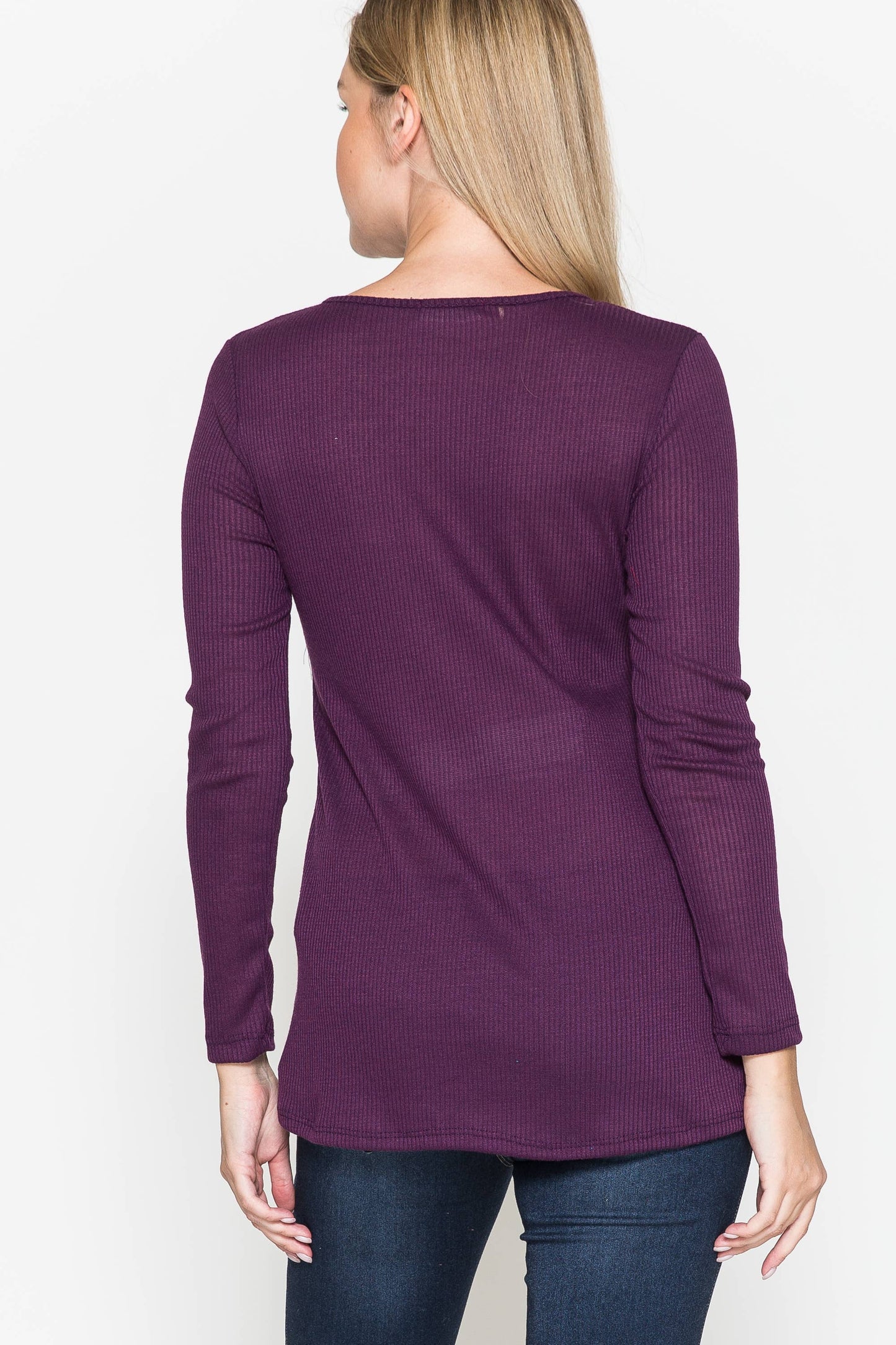 Maternity V-Neck Rib top