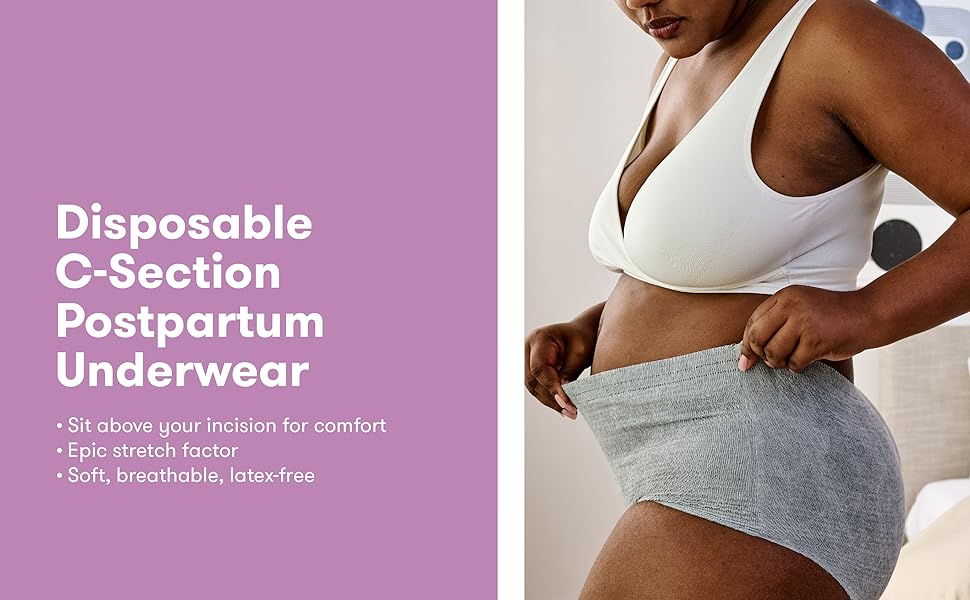 Frida Mom | Disposable Underwear High-waist C-Section | 8pk