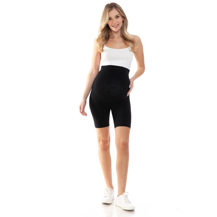 Seamless Layering Maternity Biker Shorts