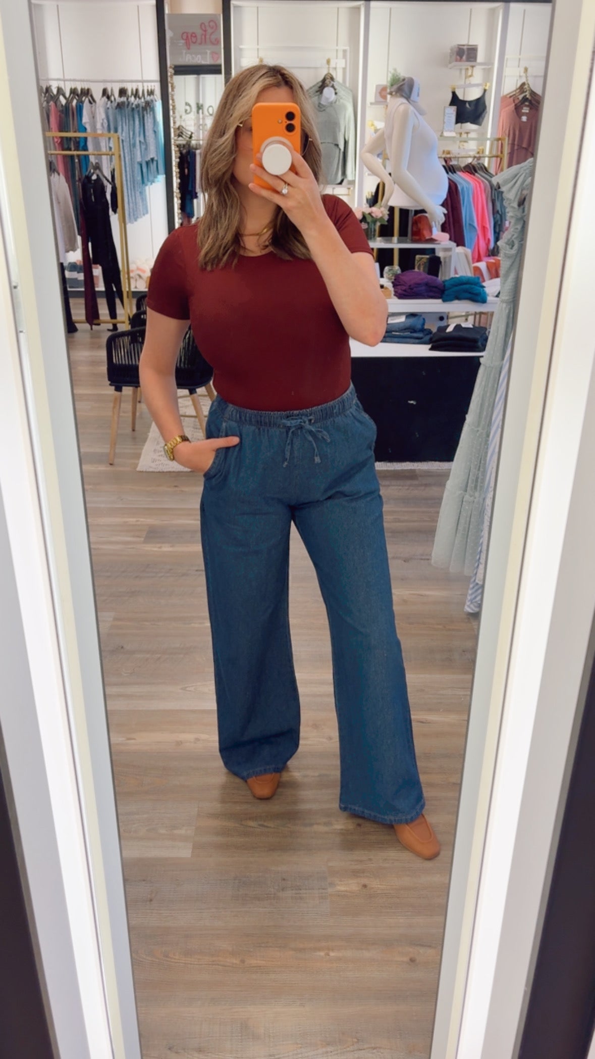 Eyvie Straight Denim Pants