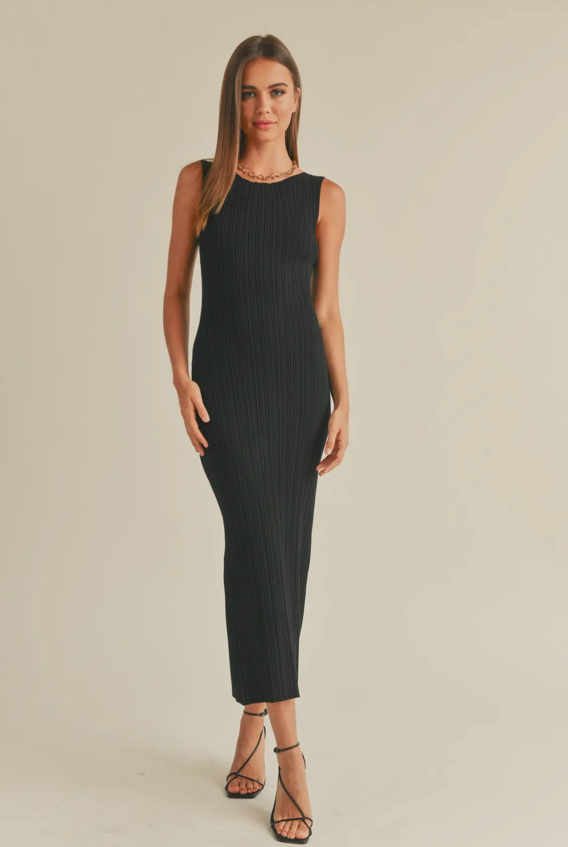 Daphne Ribbed Midi Dress | Transitional |