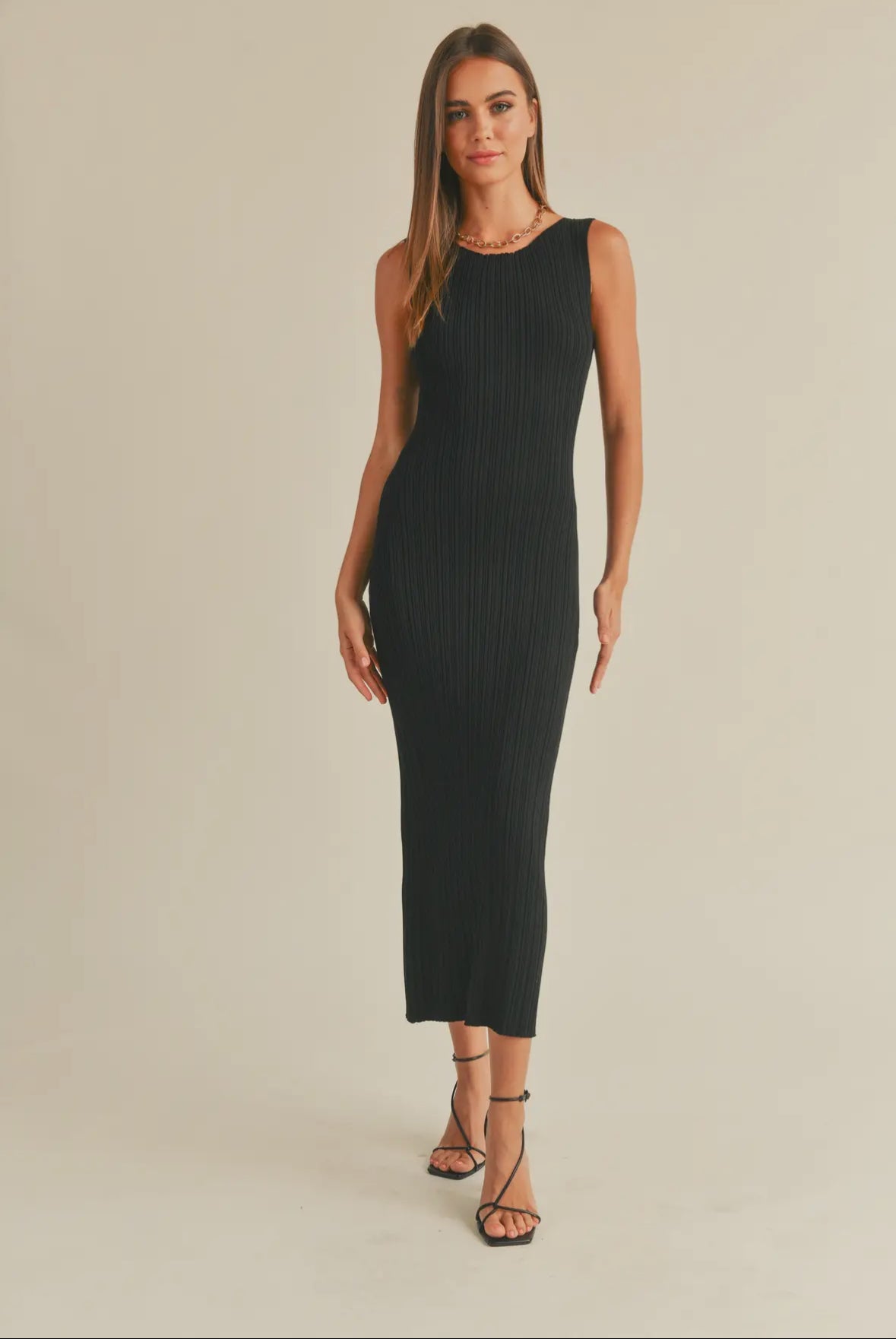 Daphne Ribbed Midi Dress | Transitional |