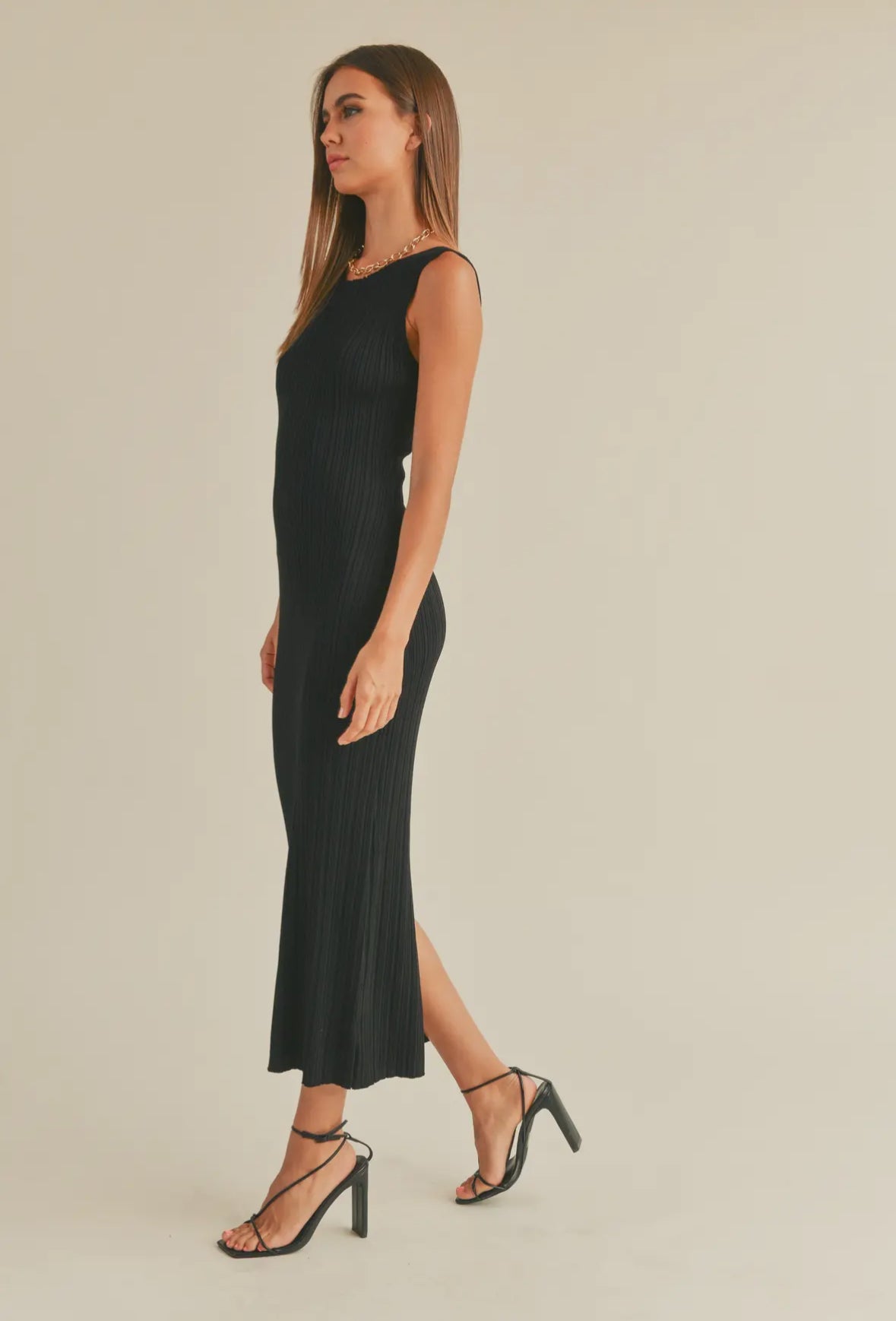 Daphne Ribbed Midi Dress | Transitional |