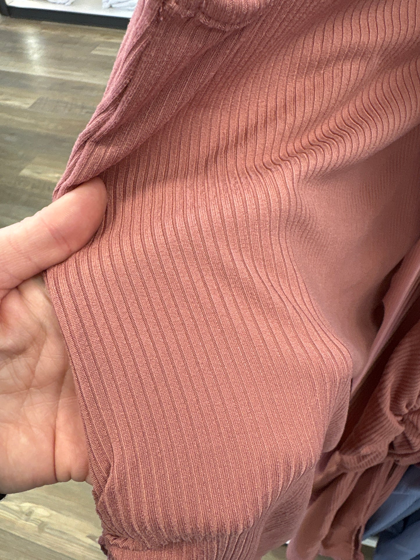 Mira Maternity Rib Midi Dress