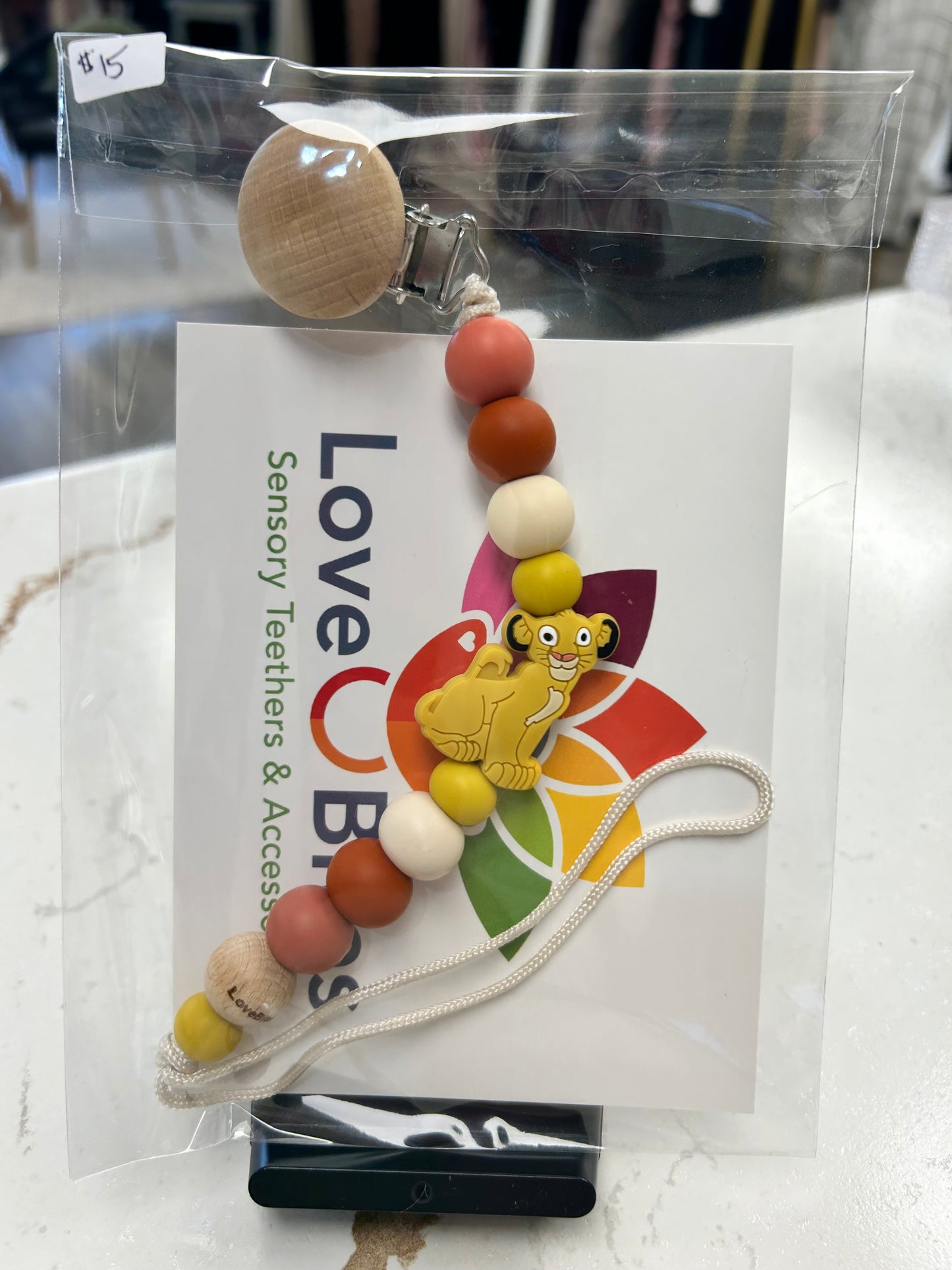 LoveBites Teether  Soother Clip