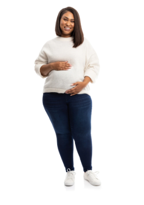 Curvy MATERNITY BUTTER SKINNY Jean | 28” leg