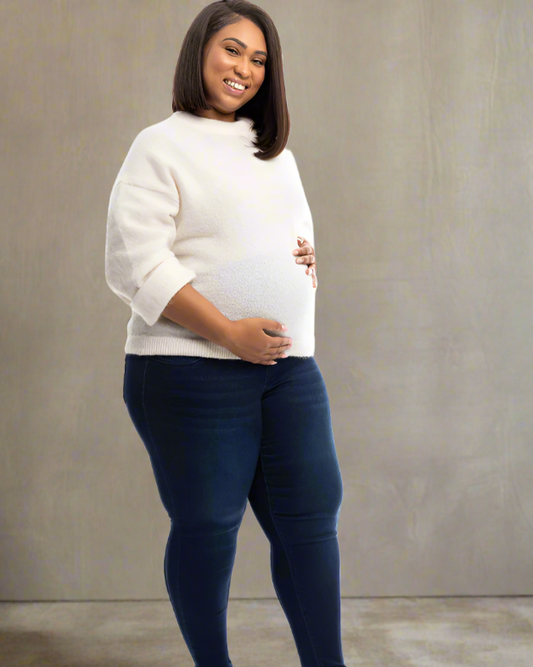 Curvy MATERNITY BUTTER SKINNY Jean | 28” leg