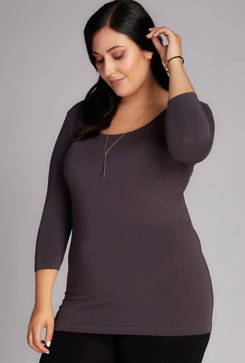 C'est moi| Bamboo 3/4 Sleeve | Curvy Collection (14-22)