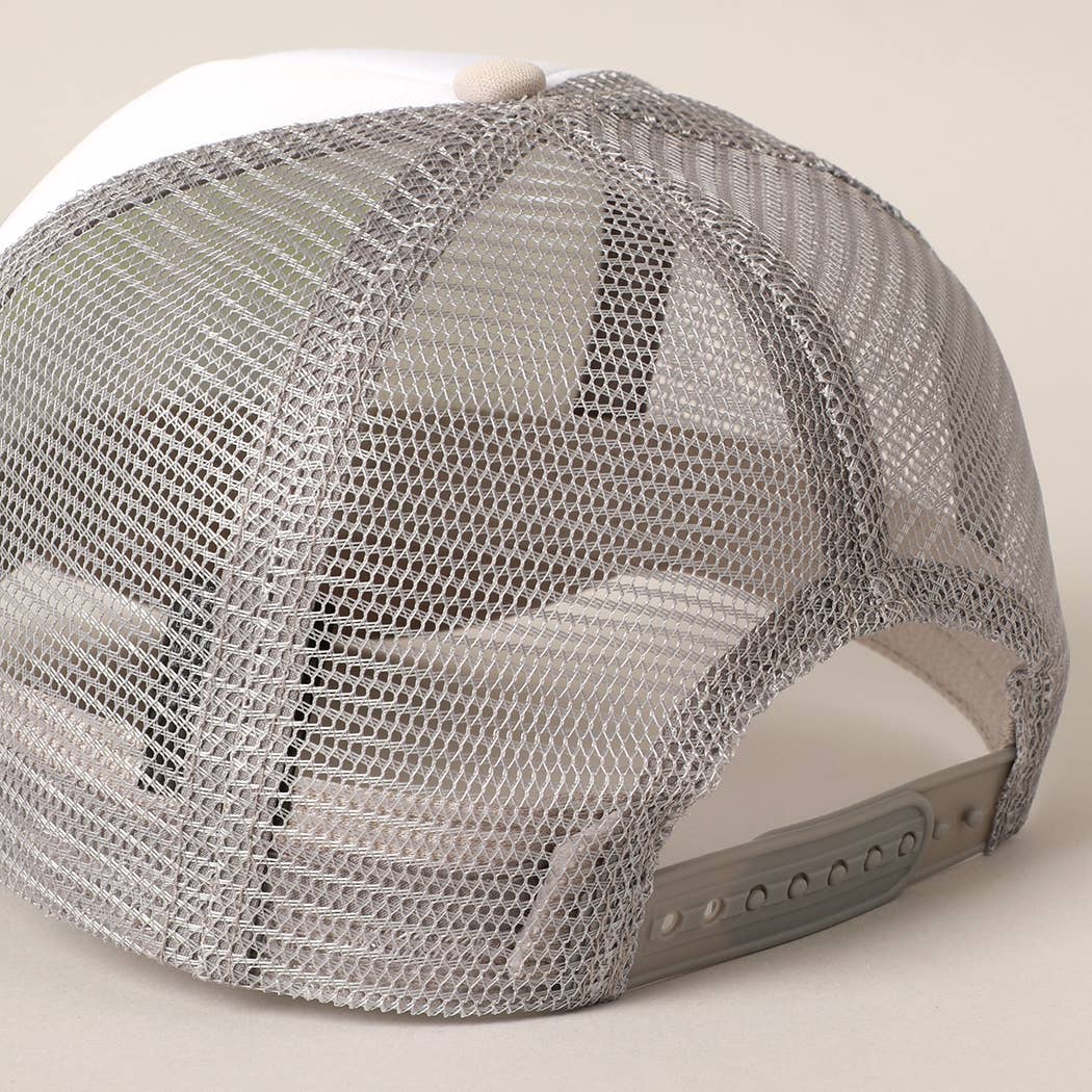 BOY MOM Foam Trucker Hat: ONE SIZE / GREY