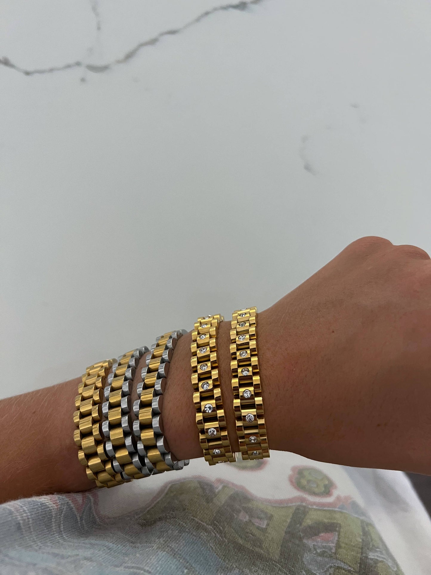 Vivienne Chain Watch Band Bracelet