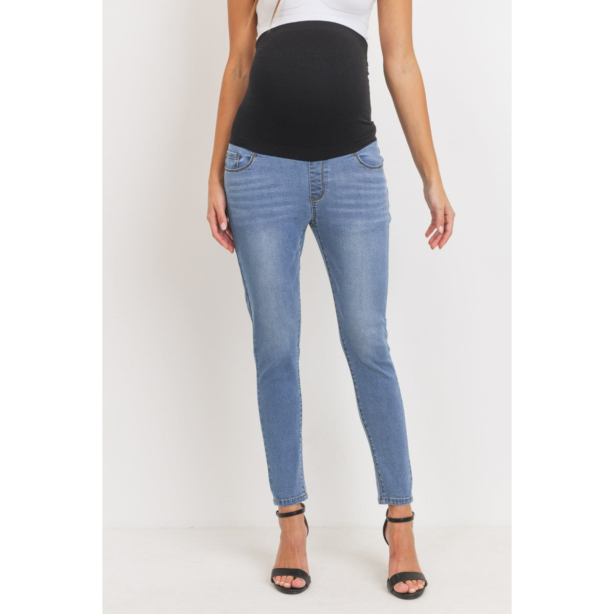 Maternity Over Bump Skinny Stretch Jeans