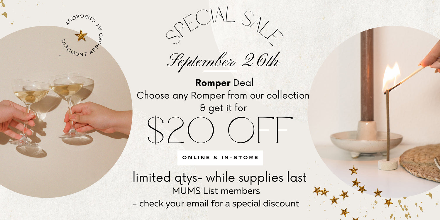 $20 Off Rompers!