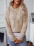 Chels Checkered Knit Sweater