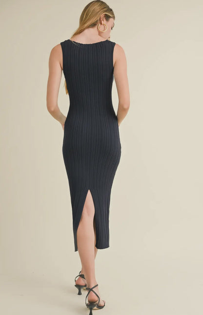 Daphne Ribbed Midi Dress | Transitional |