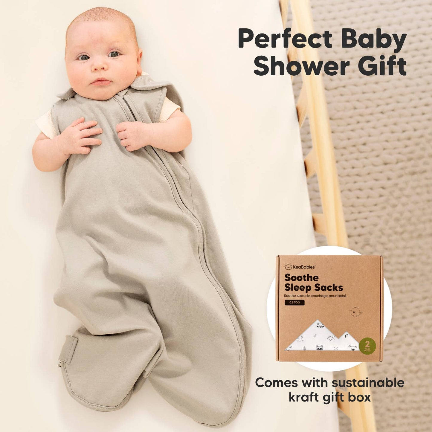 Soothe Sleep Sack, Baby Wearable Blanket: Nordic | 2 pc