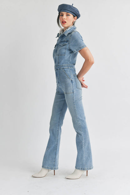 MUMS Denim Jumpsuit