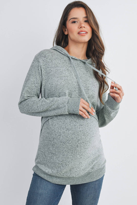 Dani Maternity & Nursing Knit Hoodie