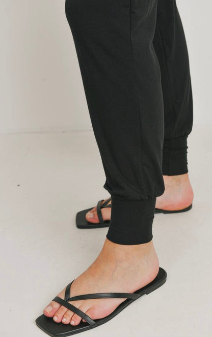 Rayon Modal Maternity Jogger Pants