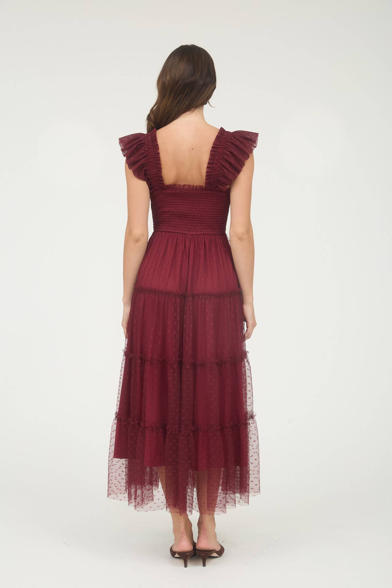 Mindi smocked midi | transitional