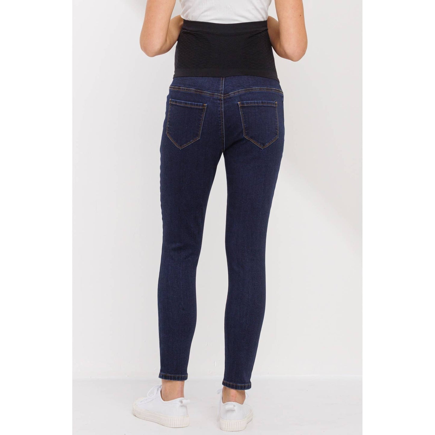 Stevie Maternity Skinny Jeans With Full Panel