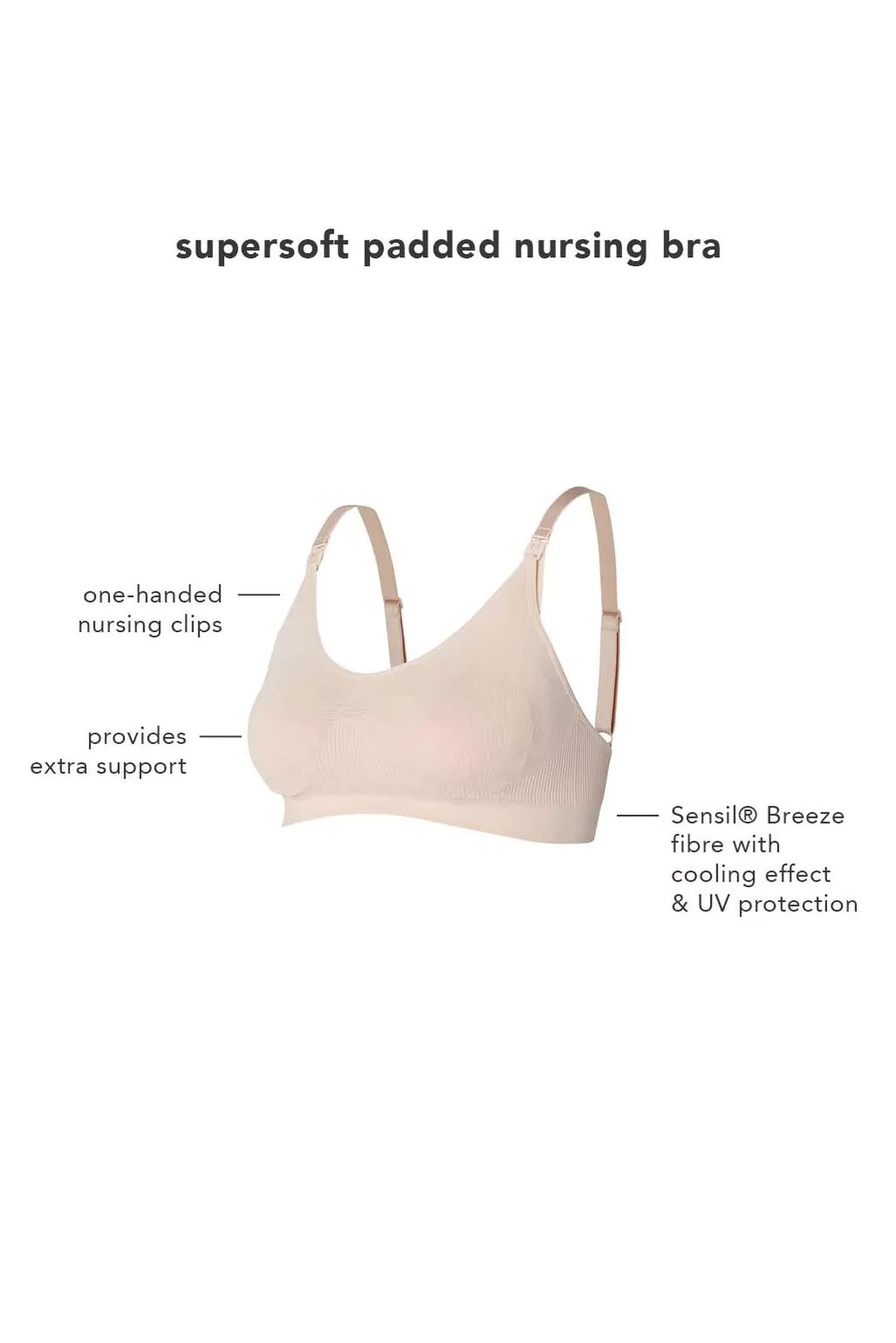 Seamless Nursing Bra-Cleo