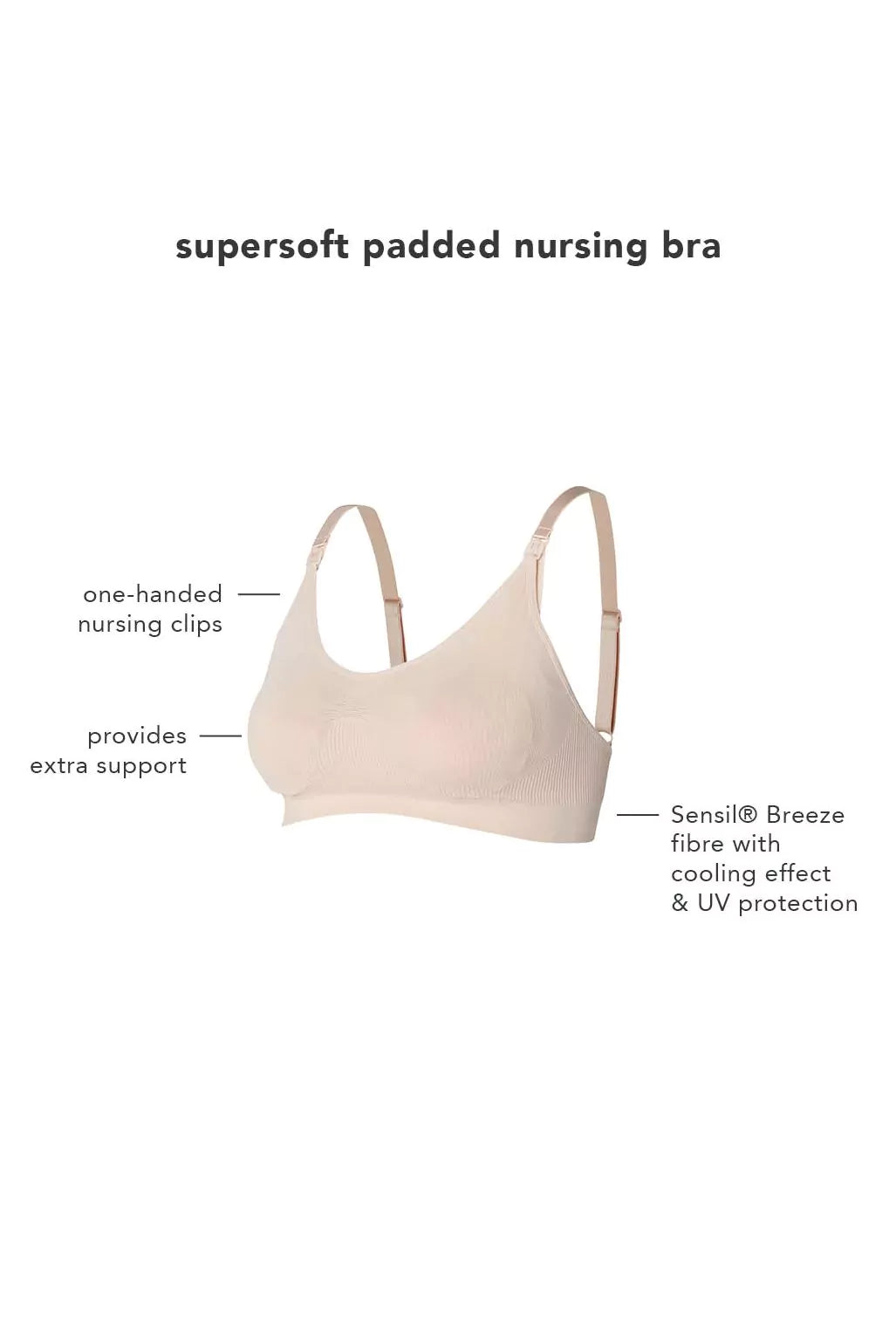 Seamless Nursing Bra-Cleo