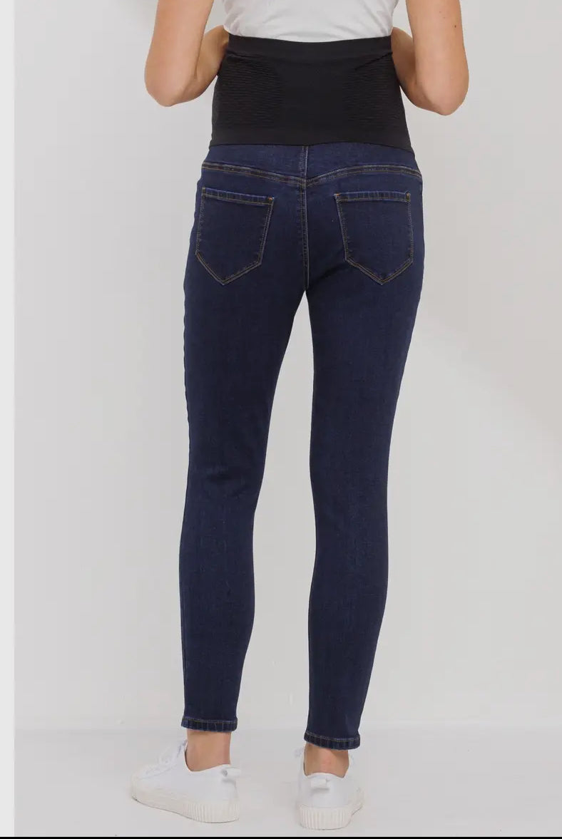 Stevie Maternity Skinny Jeans With Full Panel