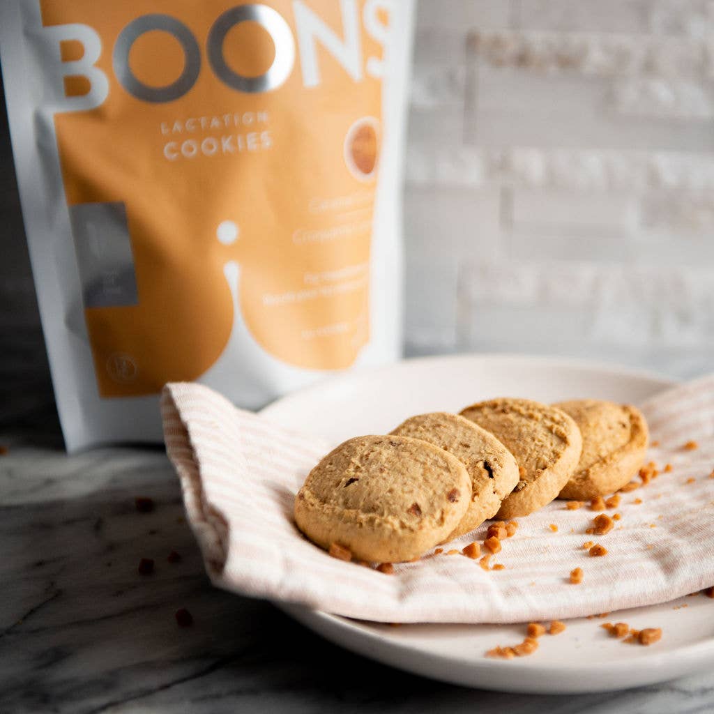 Booby Boons Lactation Cookies || Caramel Crunch