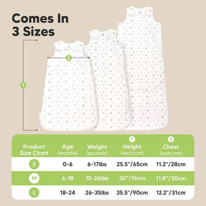 Soothe Sleep Sack, Baby Wearable Blanket: Butterflies 2 PC | MEDIUM