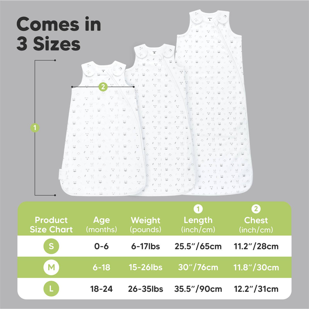 KeaBabies Sooth Sleep Sack Gender Neutral