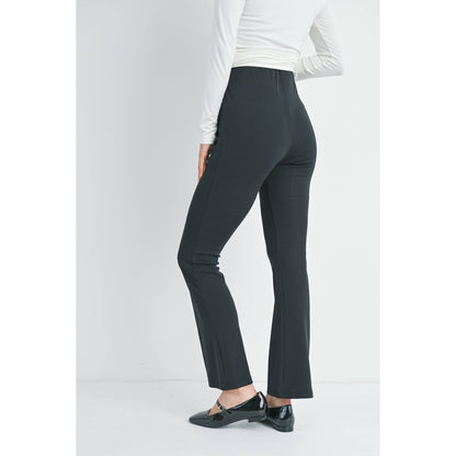 High-Rise Ribbed Pants | Maternity