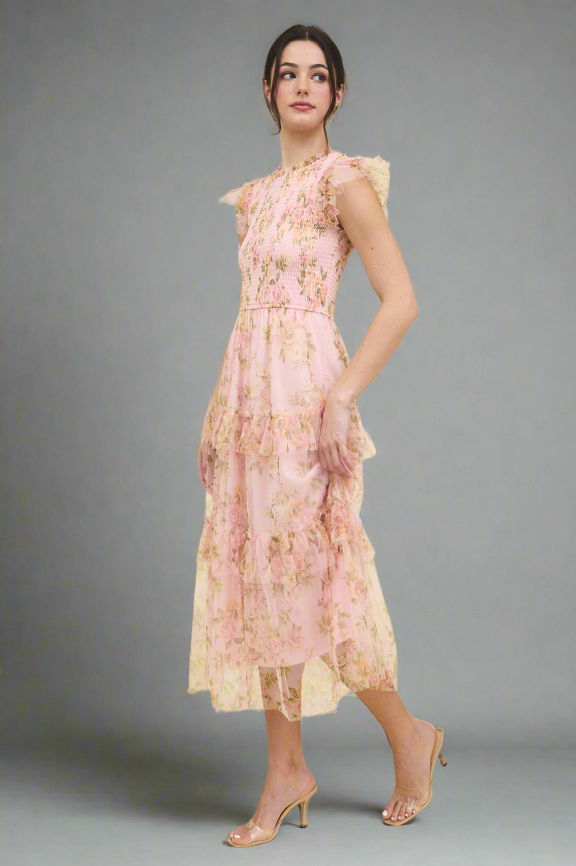 Felicia Floral Tiered Maxi | Transitional