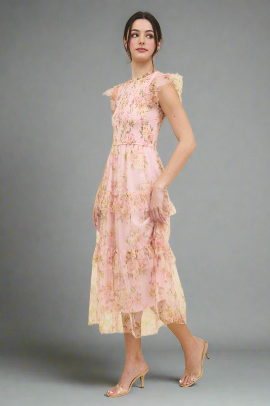 Felicia Floral Tiered Maxi | Transitional