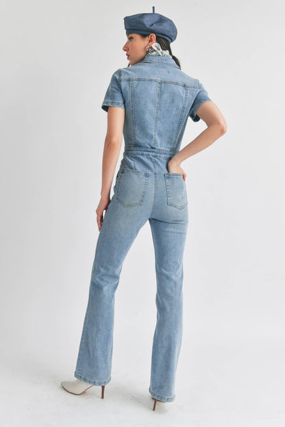 MUMS Denim Jumpsuit