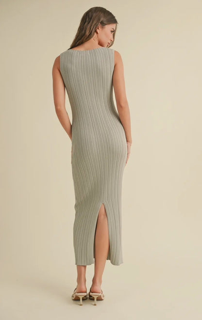 Daphne Ribbed Midi Dress | Transitional |