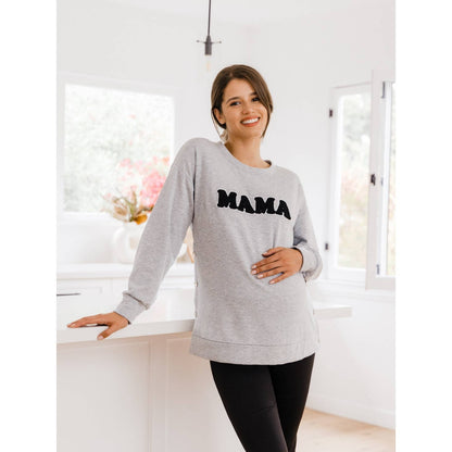 MAMA Crewneck Maternity Sweatshirt