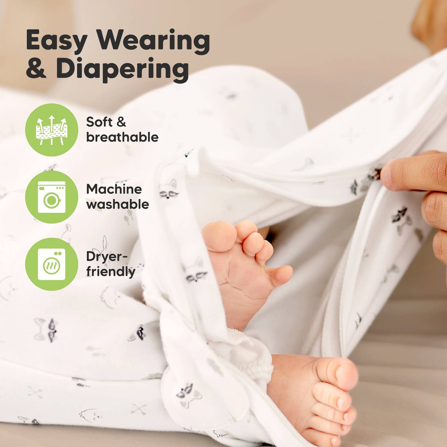 Soothe Sleep Sack, Baby Wearable Blanket: Nordic | 2 pc