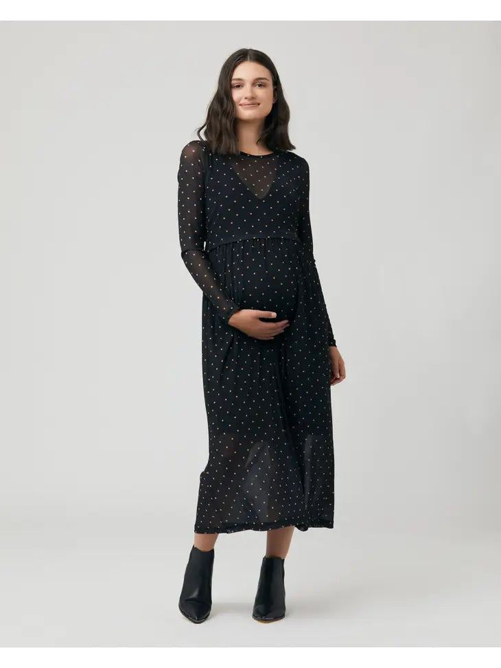 Dot Nursing Dress | Ripe Maternity