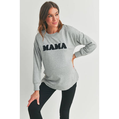 MAMA Crewneck Maternity Sweatshirt