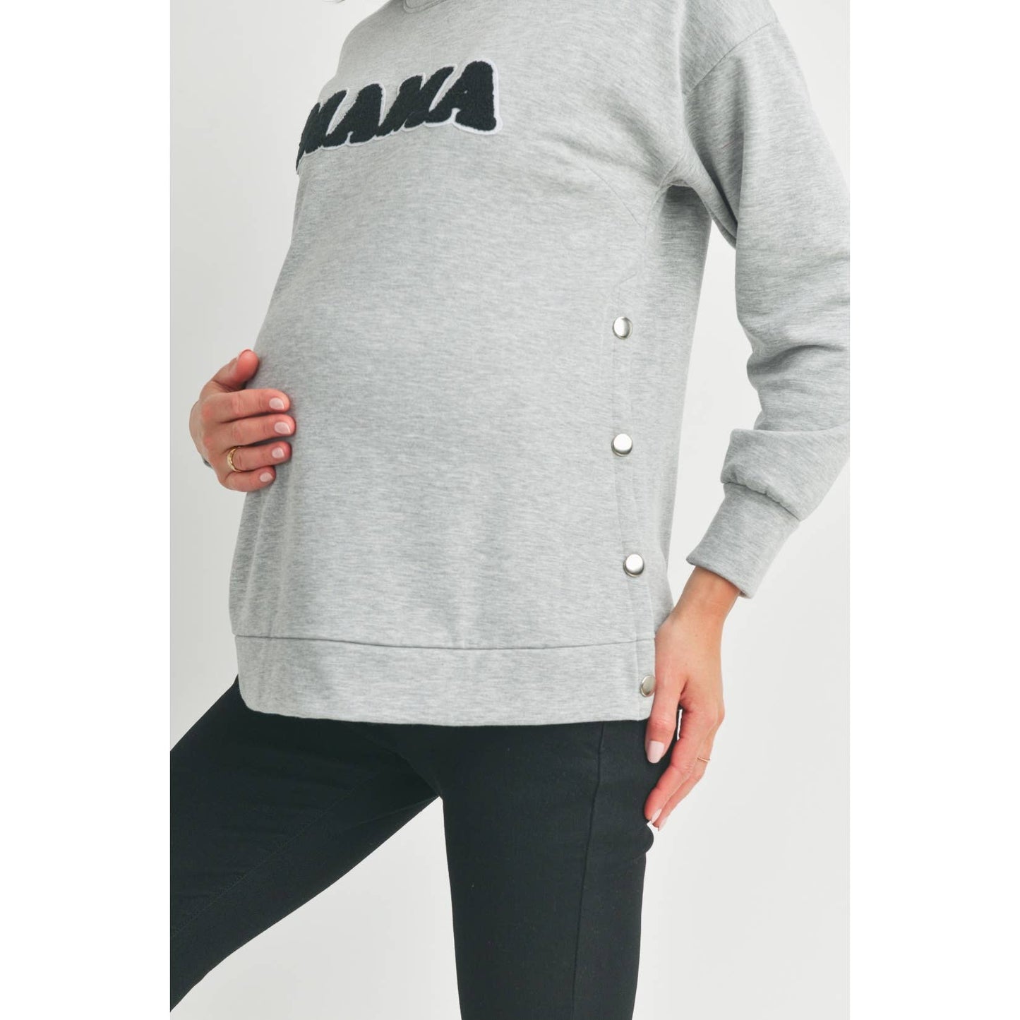 MAMA Crewneck Maternity Sweatshirt